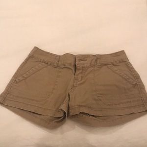 Camel colored shorts - just in time for Spring!
